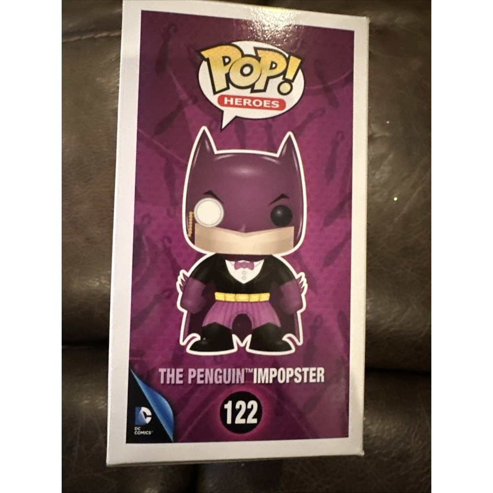 Funko Pop! Heroes #122 DC Batman Imposter The Penguin Imposter Vinyl Figure New - Picture 2 of 5